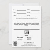 Carte Certificat cadeau pour les petites entreprises de  (Dos)