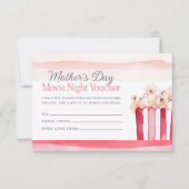 Carte Certificat-cadeau pour une soirée cinéma de la fêt (Devant)