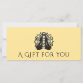 Carte Certificat-cadeau Reiki Master & Energy Healer (Devant)