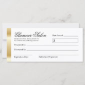 CARTE CERTIFICAT CADEAU SALON CHEVEUX (Dos)