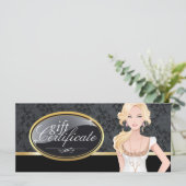 CARTE CERTIFICAT CADEAU SALON CHEVEUX (Debout devant)