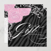 CARTE CERTIFICAT CADEAU SALON CHEVEUX (Devant / Derrière)