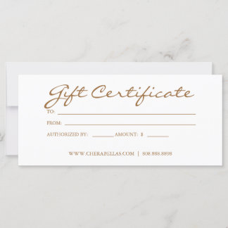 Carte Certificat cadeau Salon de bronzage rose Bikini fe