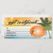 CARTE CERTIFICAT CADEAU SALON DE TANNING (Dos)