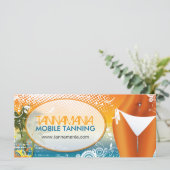 CARTE CERTIFICAT CADEAU SALON DE TANNING (Debout devant)