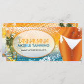 CARTE CERTIFICAT CADEAU SALON DE TANNING (Devant / Derrière)