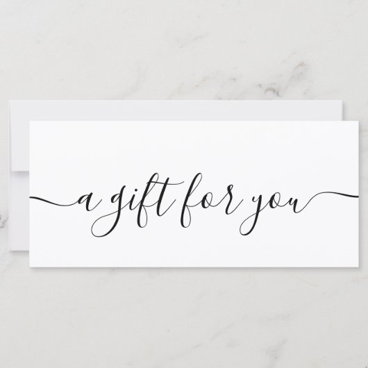 Carte Certificat-cadeau simple Professional Chic Boutiqu (Devant)