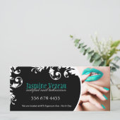 CARTE CERTIFICAT CADEAU TECHNICIEN NAIL (Debout devant)