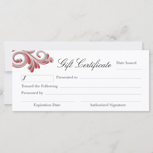 CARTE CERTIFICAT CADEAU TECHNICIEN NAIL (Devant)