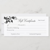 CARTE CERTIFICAT CADEAU TECHNICIEN NAIL (Dos)