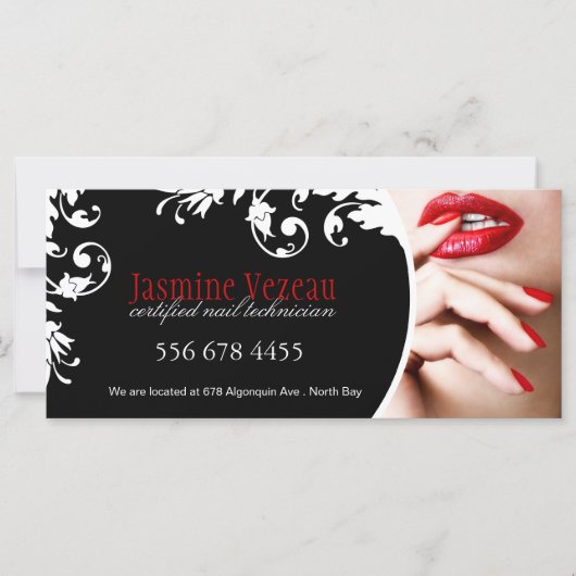 CARTE CERTIFICAT CADEAU TECHNICIEN NAIL (Devant)