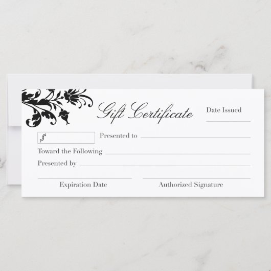 CARTE CERTIFICAT CADEAU TECHNICIEN NAIL (Dos)