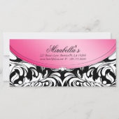 Carte Certificat cadeau vacances Classy Damask Patterson (Devant)
