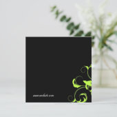 Carte Certificat cadeau vert solide 311-Roxy (Debout devant)