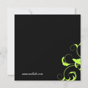Carte Certificat cadeau vert solide 311-Roxy