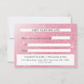 CARTE CERTIFICAT COMMERCIAL | | (Dos)