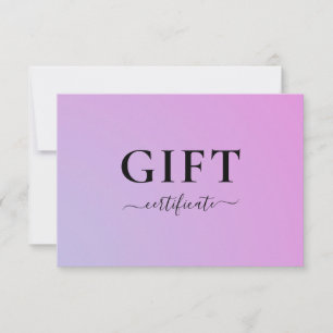 CARTE CERTIFICAT COMMERCIAL  