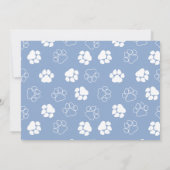 Carte Certificat d'adoption des Empreintes de pattes ble (Dos)