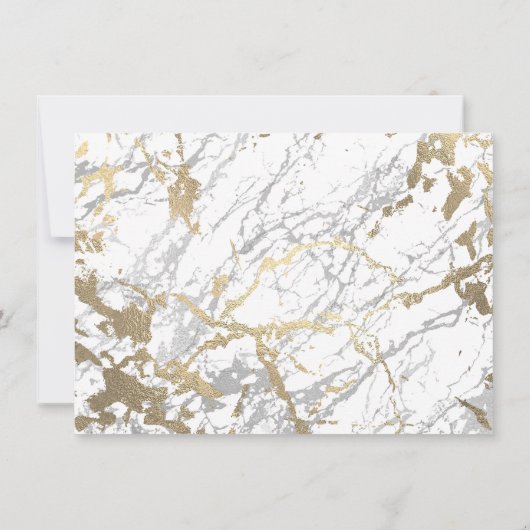 Carte Certificat de Beauté en Marbre Blanc Or Ebony2 (Dos)