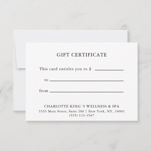 Carte CERTIFICAT DE GESTION DU POISON | Leopard Pattern (Dos)