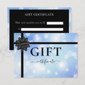 Carte CERTIFICAT DE GESTION DU POISON | Ribbon | (Devant / Derrière)