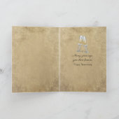 Carte Certificat de mariage vintage (Intérieur)