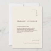 Carte Certificat de parrainage pour confirmation/baptême (Devant)