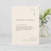 Carte Certificat de parrainage pour confirmation/baptême (Debout devant)