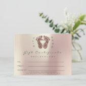 Carte Certificat de réflexologie de massage thérapeutiqu (Debout devant)