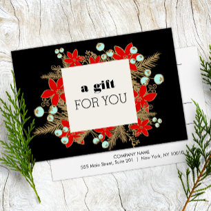 Carte Certificat de venin de Retail Christmas