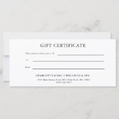 CARTE CERTIFICAT D'ENTITÉ D'AFFAIRES DE PARTIES SCINTILL (Dos)