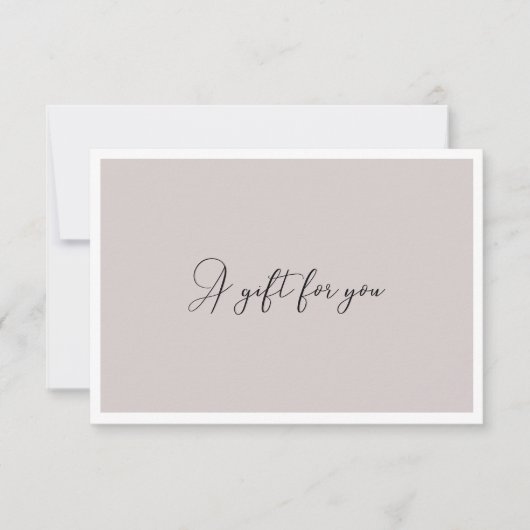 Carte CERTIFICAT D'ENTITÉ D'AFFAIRES| Gray moderne (Devant)