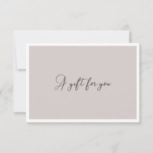 Carte CERTIFICAT D'ENTITÉ D'AFFAIRES Gray moderne