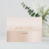 Carte CERTIFICAT D'ENTITÉ D'AFFAIRES| pour | beige moder (Debout devant)