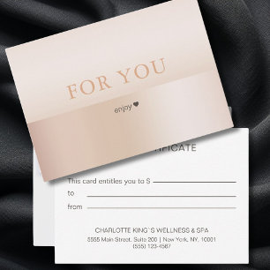 Carte CERTIFICAT D'ENTITÉ D'AFFAIRES pour beige moder