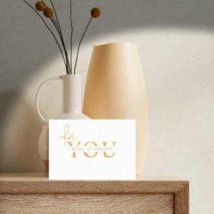 Carte CERTIFICAT D'ENTITÉ D'AFFAIRES  pour vous