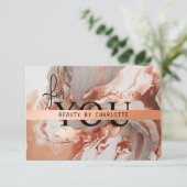 Carte CERTIFICAT D'ENTREPRISE | Pour vous | Marbre de cu (Debout devant)