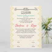 Carte Certificat Eternal Love Nikah (Debout devant)