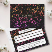 CARTE CERTIFICATE DE COMMERCE COULEUR POUR TOI