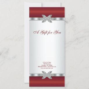 Carte Certificats cadeaux d'affaires Red Diamond