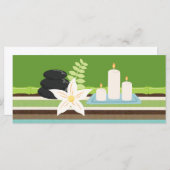 Carte Certificats cadeaux de Spa ou de salon (Devant / Derrière)