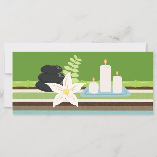 Carte Certificats cadeaux de Spa ou de salon (Devant)