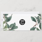 Carte Certificats cadeaux Eucalyptus Entreprises Code QR (Dos)