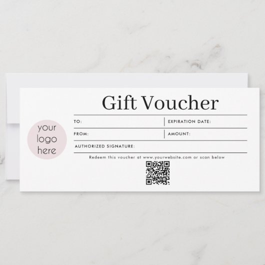 Carte Certificats-cadeaux pour petites entreprises Code (Devant)