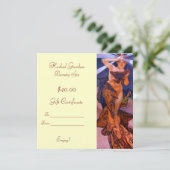 Carte Certificats cadeaux Spa de beauté (Debout devant)