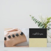 Carte Certificats-cadeaux Spas de jour (Debout devant)