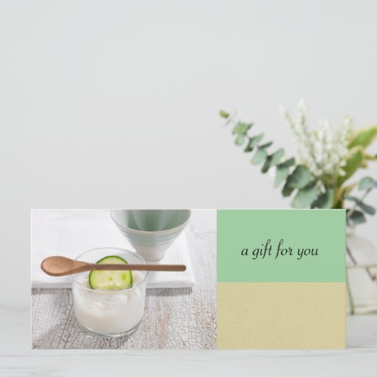 Carte Certificats-cadeaux Spas de jour (Debout devant)
