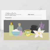 Carte Certificats-cadeaux Spas de jour (Devant / Derrière)
