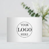 Carte Certificats de logo personnalisés d'Arrière - plan (Debout devant)