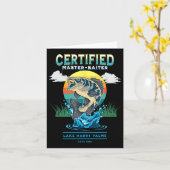 Carte Certifié Master Baiter Funny Fishing (Fleur jaune)